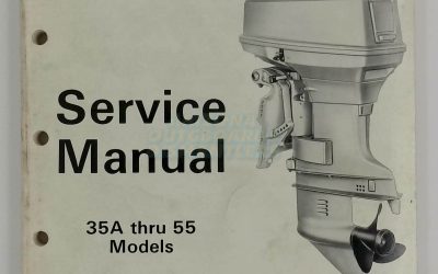Johnson Evinrude Service Manual 35A Thru 55 Models CU