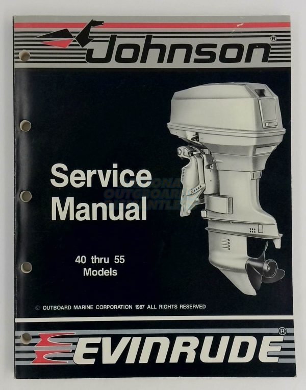 Johnson Evinrude Outboard Service Manual 40 Thru 55 CC