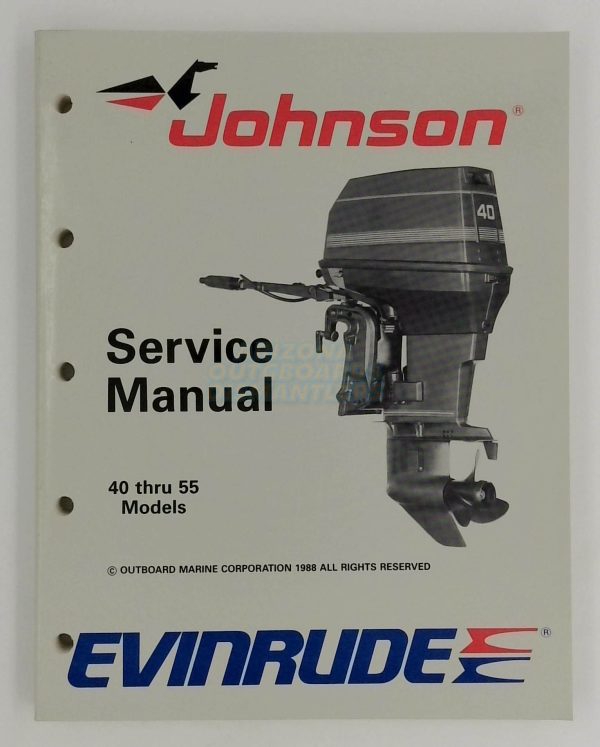 Johnson Evinrude Service Manual 40 Thru 55 CE