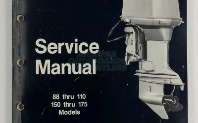 Johnson Evinrude Outboards Service Manual 88 Thru 110, 150 Thru 175 CC