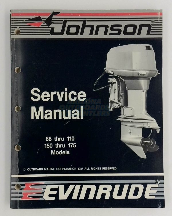 Johnson Evinrude Outboards Service Manual 88 Thru 110, 150 Thru 175 CC