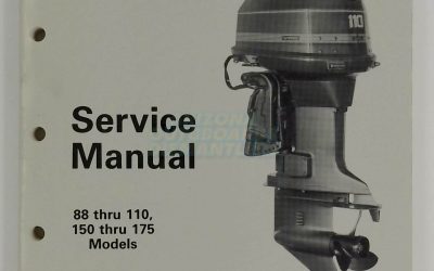 Johnson Evinrude Outboards Service Manual 88 Thru 110, 150 Thru 175 CE