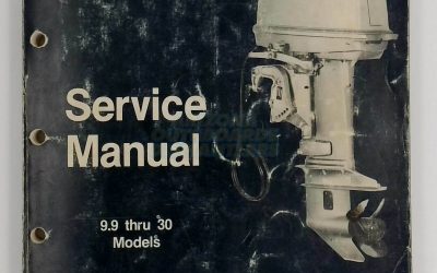 Johnson Evinrude Outboards Service manual 9.9 Thru 30 Hp, CC