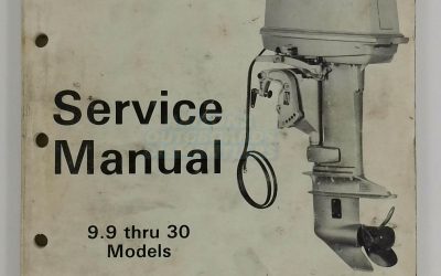 Johnson Evinrude Outboards Service Manual 9.9 Thru 30, CU