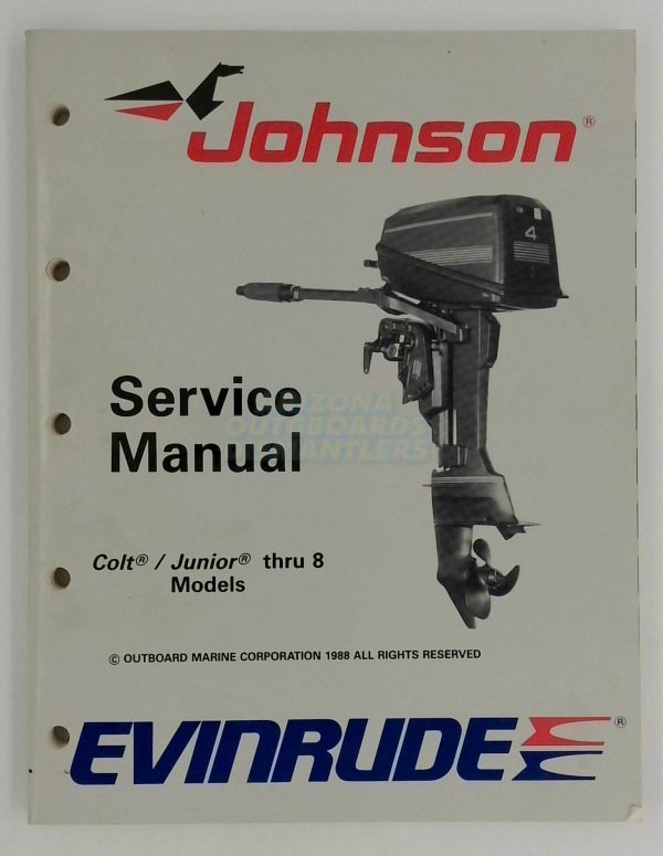Johnson Evinrude Outboards Service Manual Colt / Junior Thru 8 CE