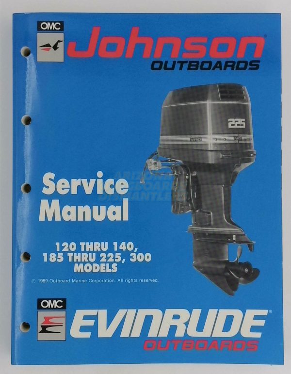 Johnson Evinrude Outboard Service Manual 120 Thru 140/185 Thru 225/250/300