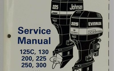 Johnson Evinrude Outboards Service Manual 125/130/200/225/250/300 90c, LV