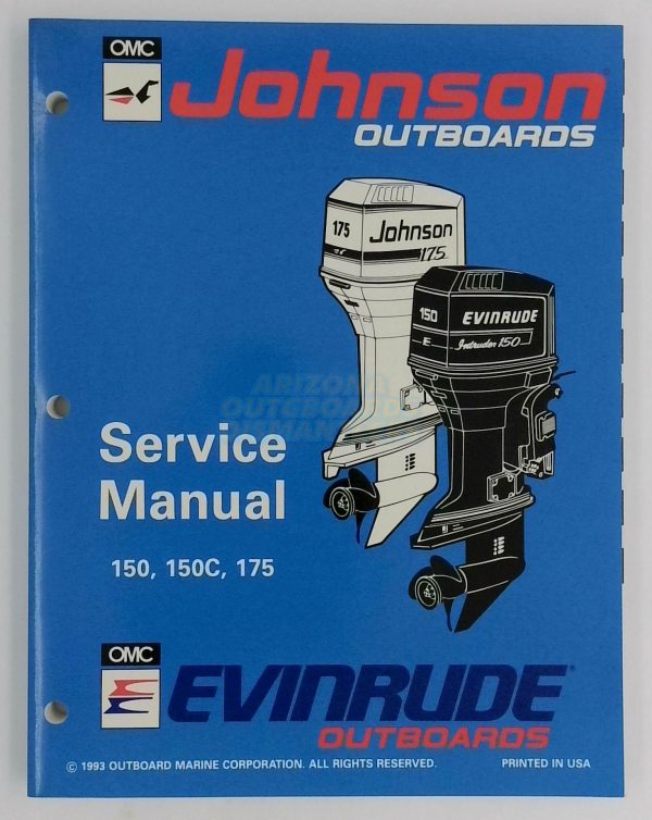 Johnson Evinrude Service Manual 150,150C,175