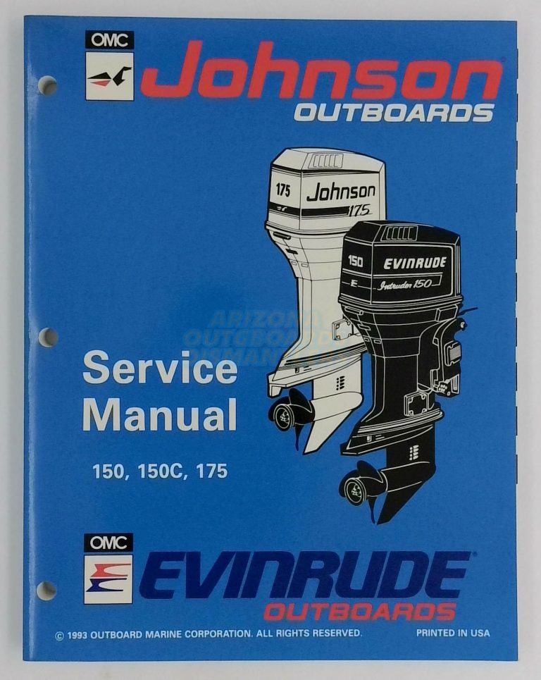 Johnson Evinrude Service Manual 150,150C,175