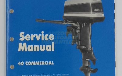 Johnson Evinrude Outboards Service Manual 40 Commercial, ES
