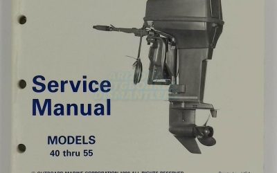 Johnson Evinrude Outboards 40 Thru 55 Service Manual