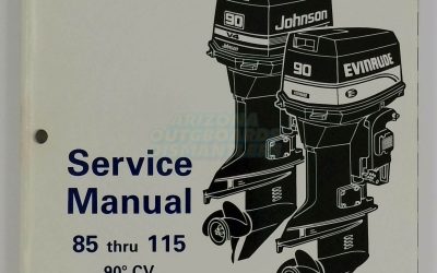 Johnson Evinrude Outboards Service Manual 85 Thru 115 90c CV