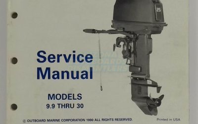 Johnson Evinrude Outboard 9.9 Thru 30 Service Manual