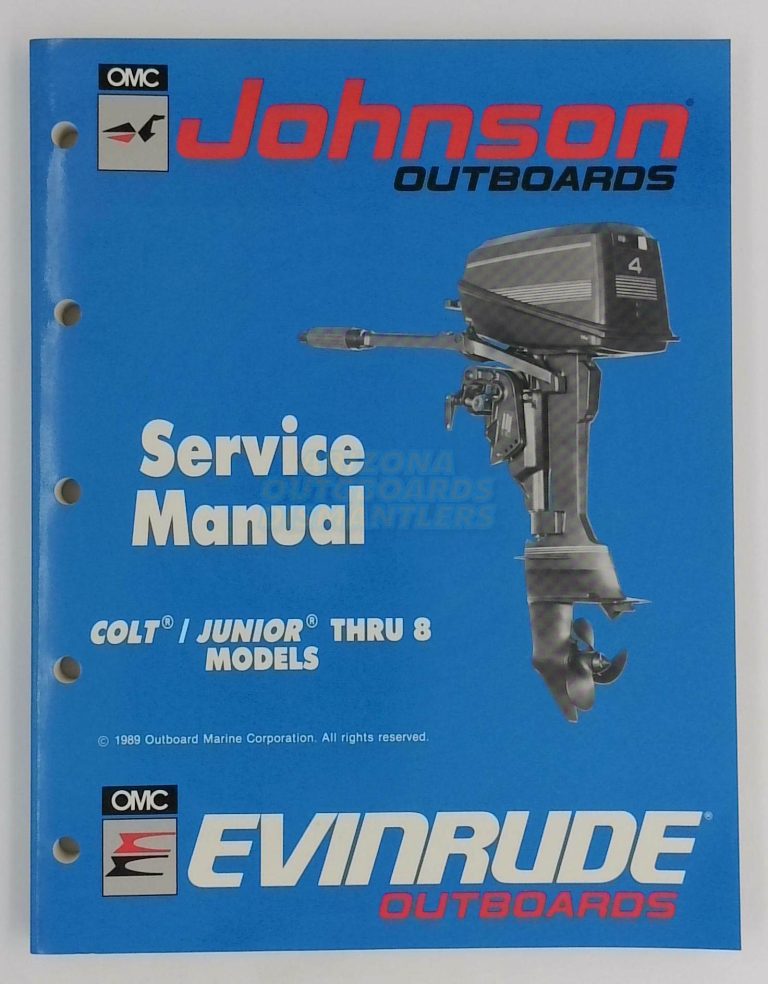 Johnson Evinrude Outboards Service Manual Colt/ Junior Thru 8 models