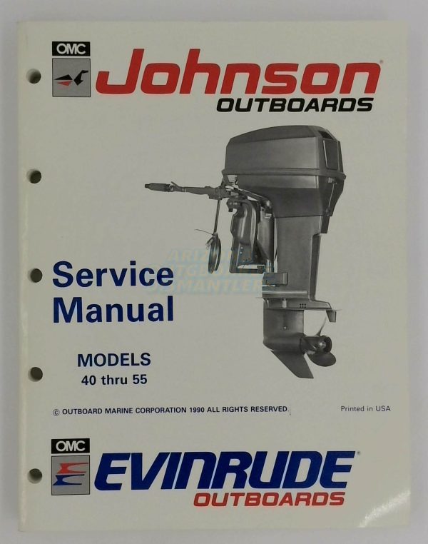 Johnson Evinrude Outboard Service Manual 40 Thru 55, EL