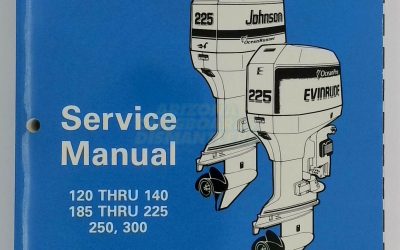 Johnson Evinrude Outboard Service Manual 120 Thru 140, 185 Thru 225/250/300