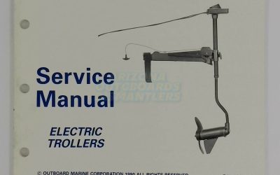 Johnson Evinrude Outboard Service Manual Electric Trollers EL