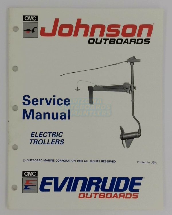 Johnson Evinrude Outboard Service Manual Electric Trollers EL