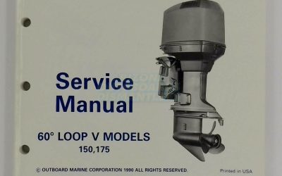Johnson Evinrude Outboard Service Manual 60o Loop V Models 150/175