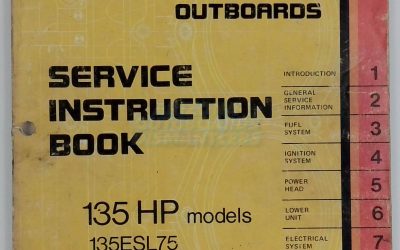 Johnson Outboards 1975 135 Hp Service Instruction Book
