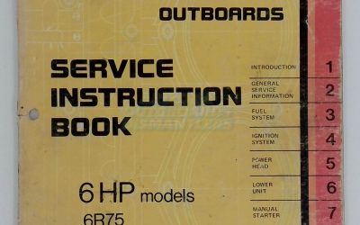 Johnson Outboards 1975 6 Hp Service Instruction Book