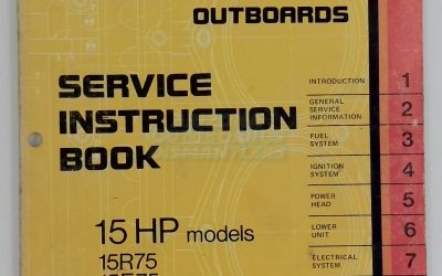Johnson Outboards 1975 15 Hp Service Instruction Book