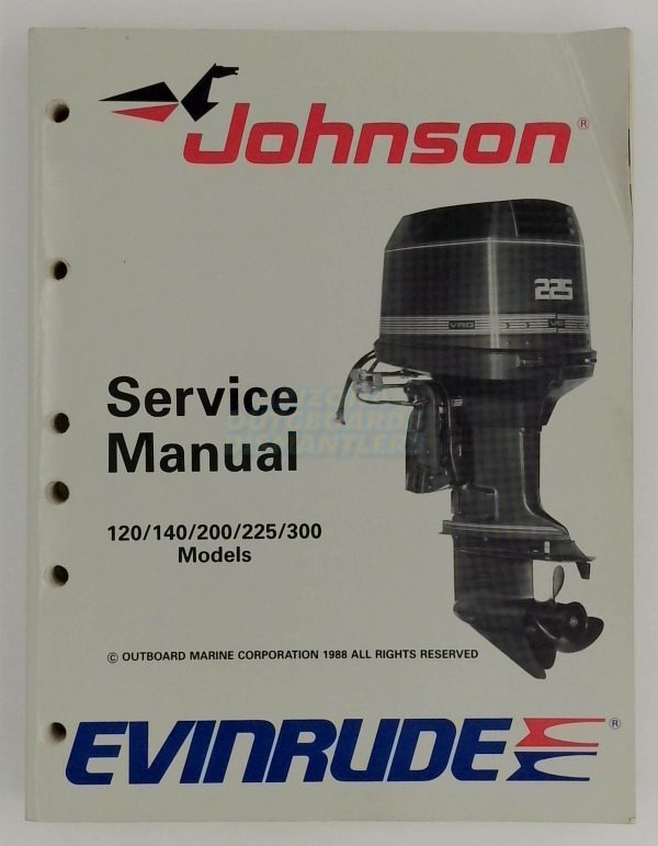 Johnson Evinrude Outboard 120-140-200-225-300 Service Manual