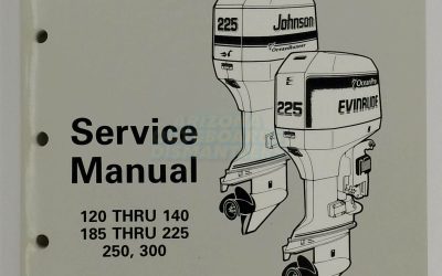 Johnson Evinrude Outboard Service Manual 120 Thru 140, 185 Thru 225/250/300