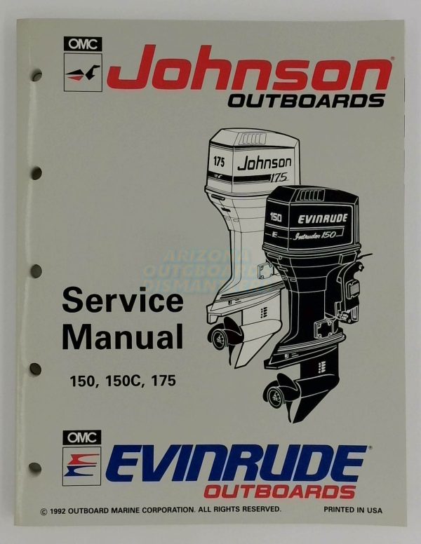 Johnson Evinrude Outboard Service Manual 150/150C/175 HP
