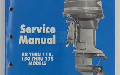 Johnson Evinrude Outboards Service Manual 88 Thru 115, 150 Thru 175, ES