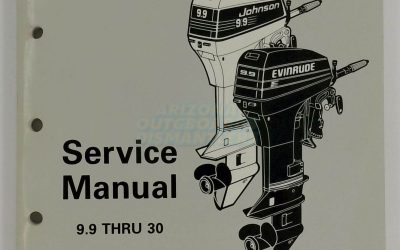 Johnson Evinrude Outboard Service Manual 9.9 Thru 30