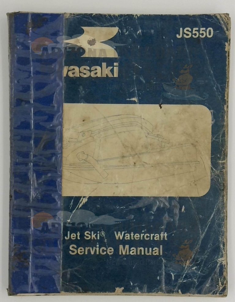 Kawasaki Jet Ski® Watercraft Service Manual – JS550