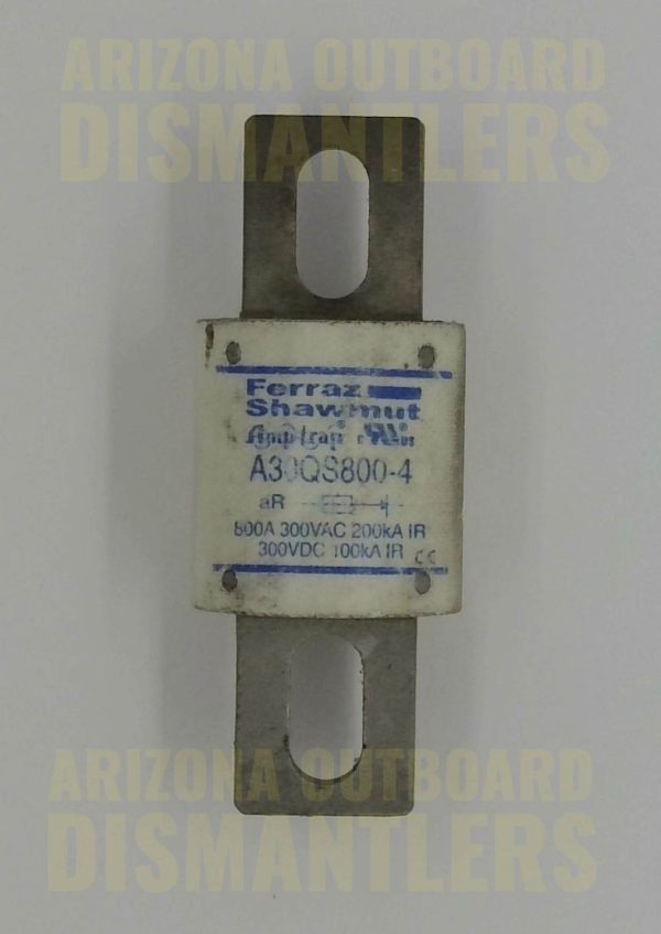 MERSEN FERRAZ A30QS800-4 High-Speed Semiconductor Fuse – 800A, 300V, AR Class, Type 4