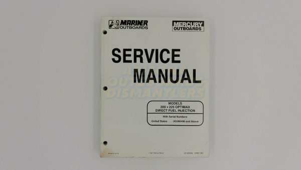 Mercury Mariner Service Manual 200/225 Optimax