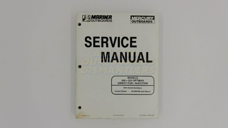 Mercury Mariner Service Manual 200/225 Optimax