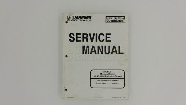 Mercury Mariner Service Manual 40/45/50/50 Bigfoot (4-Stroke)