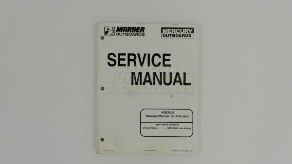 Mercury Mariner Service manual 15 (4-Stroke)