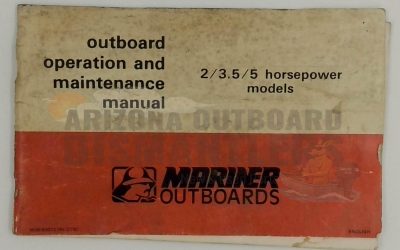Mariner outboards 2/3.5/5hp 1979 outboard Operation and Maintenance Manual – Mariner