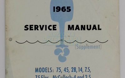 Mculloch 1965 Outboard Service Manual