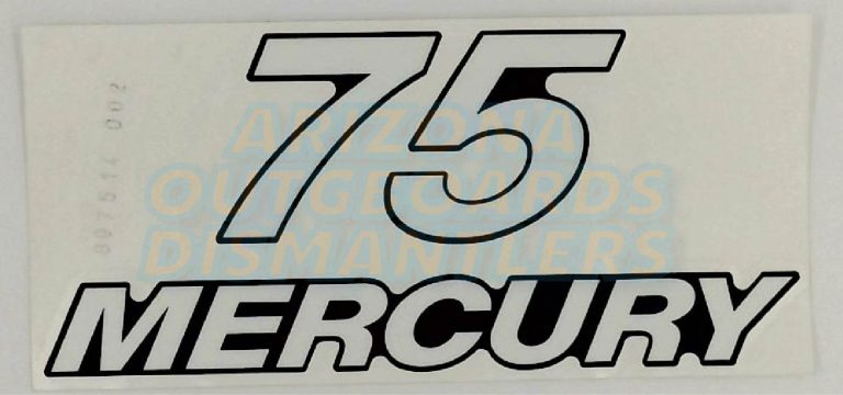 MERCURY 75 DECAL NOS