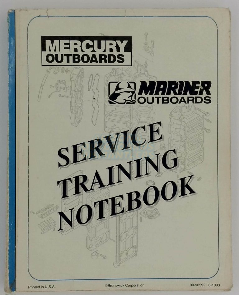 Mercury Mariner Outboards Service Training Notebook