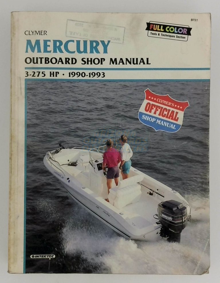 Mercury Outboard Shop Manual 3-275 Hp 1990-1993
