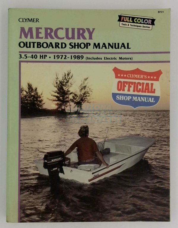Mercury Outboard Shop Manual 3.5-40 Hp 1972-1989