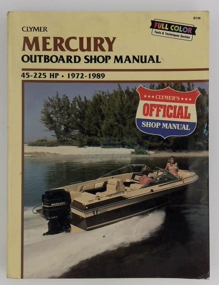 Mercury Outboard Shop Manual 45-225 Hp 1972-1989