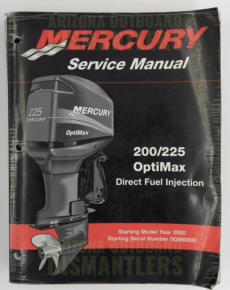 Mercury Service Manual – 200/225 OptiMax DFI (Starting Serial 0G960500)