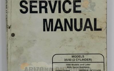 Mercury Service Manual – 35/40 HP (2 Cylinder) Outboards | P/N 90-42794-1