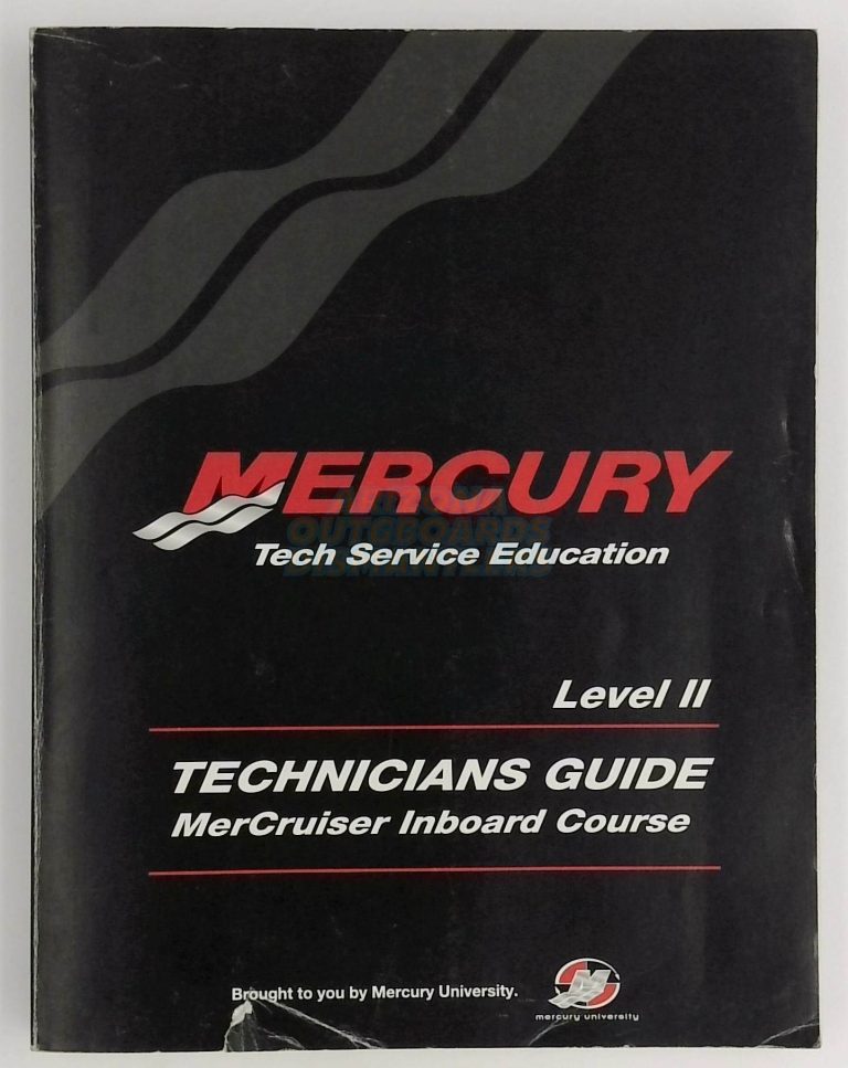 Mercury Mercruiser Inboard Technicians Guide Level 2