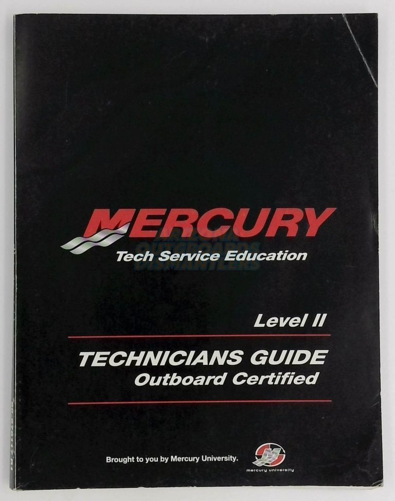 Mercury Technicians Guide Outboard Certified Level 2