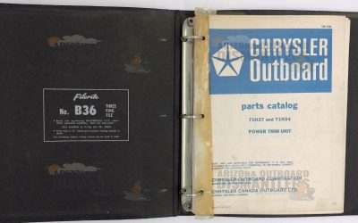 OB1722 Chrysler 71H27 / 71H34 Power Trim Unit Parts Catalog