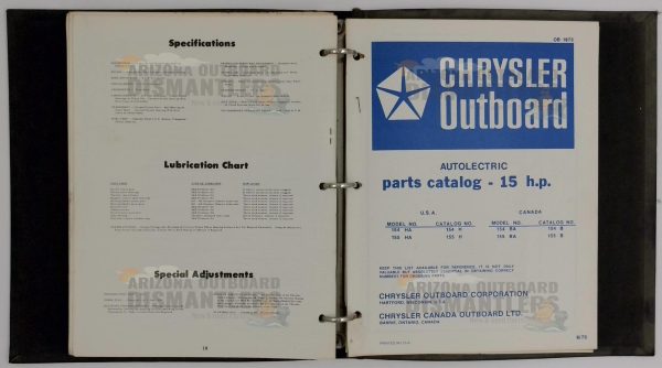 OB1871-OB1872 Chrysler Outboard Catalog 10–15 HP (Vintage OEM) - Image 10